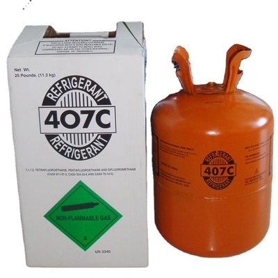 Refrigerant Gas Neutral R407c 2.7kg 11.3kg Disposable Cylinder Gas Neutral Brand